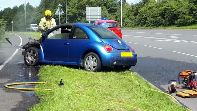 Car after fire