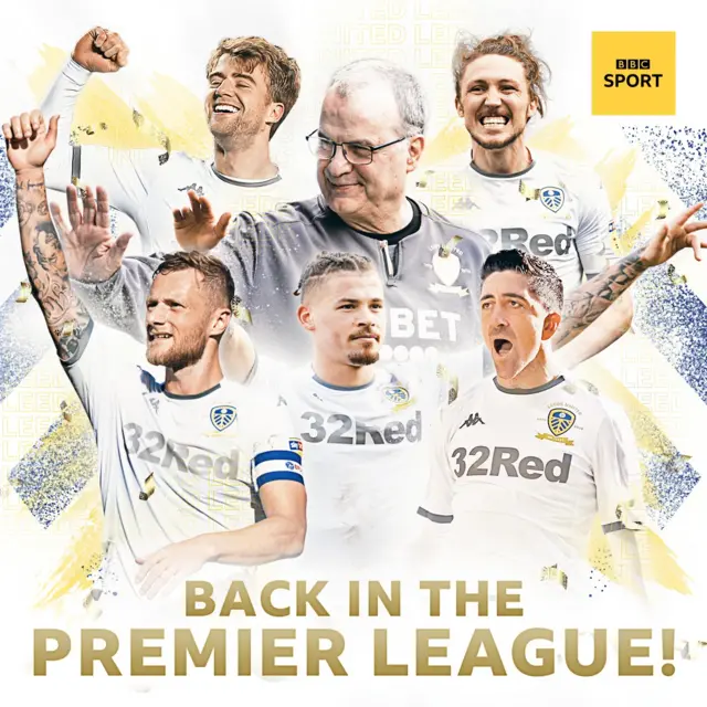 Leeds are promoted graphic