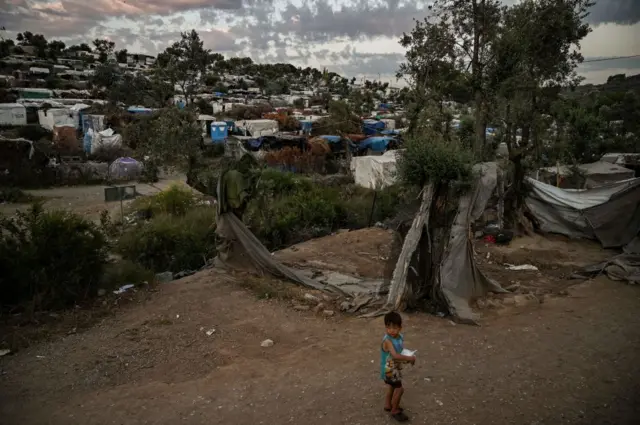 Moria camp, Lesbos