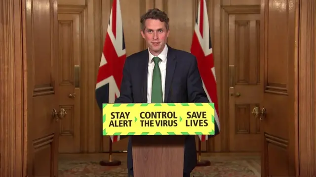 Education Secretary Gavin Williamson