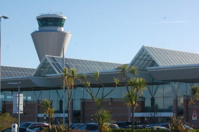 Jersey airport exterior