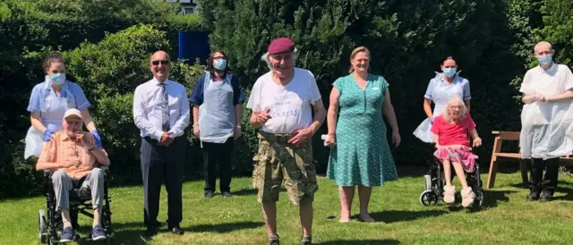 Jeffrey Long at one of the care homes