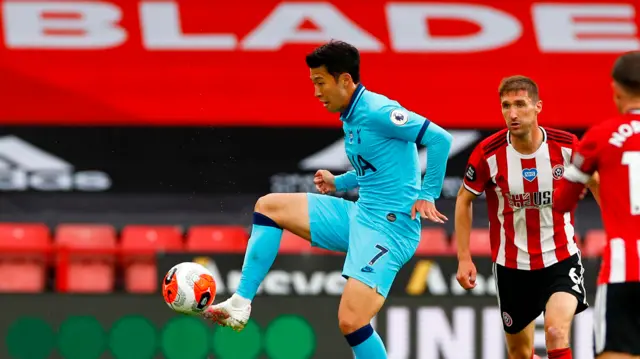 Tottenham Hotspurs' Son Heung-Min