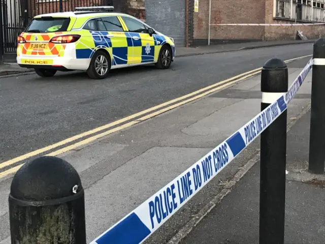 Police car at Whitehouses Road