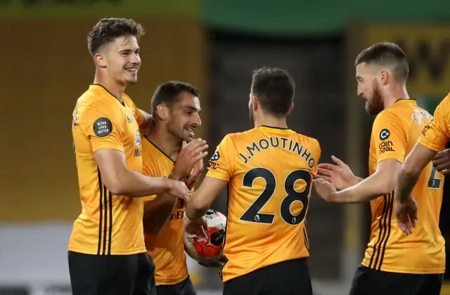 Wolves celebrate