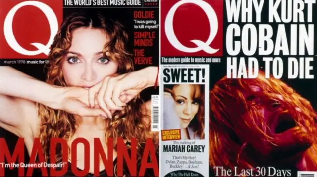 Q Magazine front covers