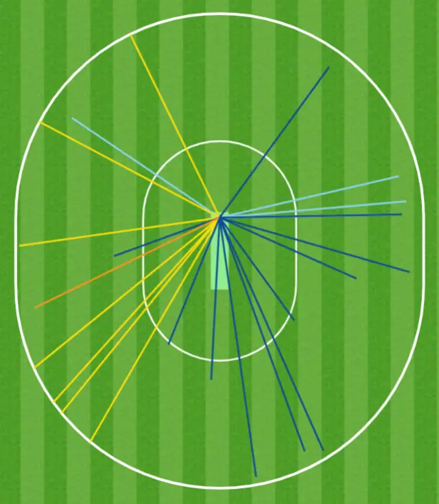 Jermaine Blackwood wagon wheel