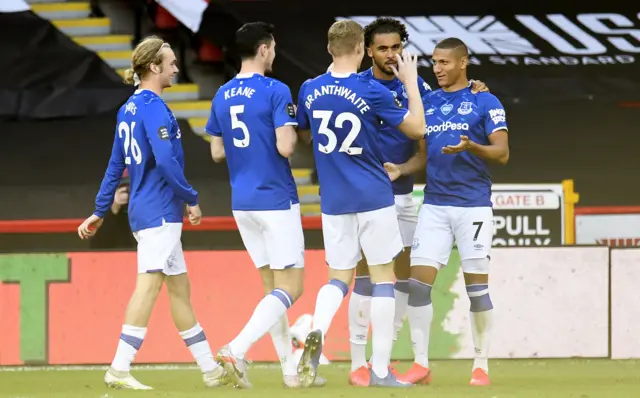 Everton celebrate