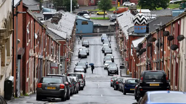 A street in Blackburn