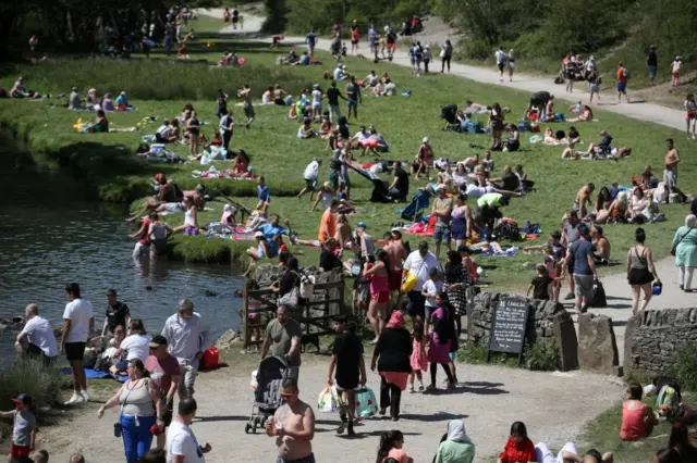 Dovedale crowds