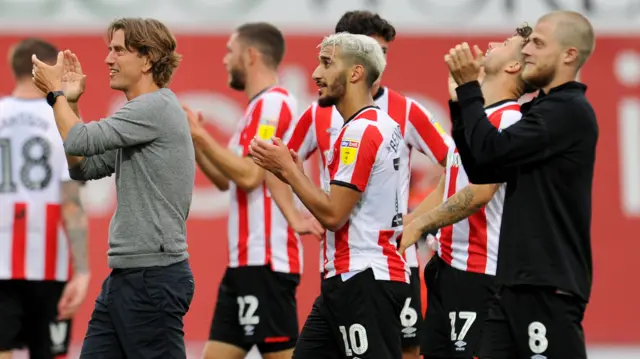 Brentford celebrate