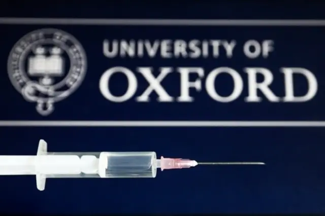 Vaccination needle at Oxford University