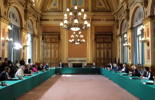 Cabinet meets in the Foreign Office