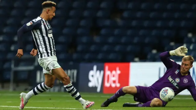 Callum Robinson scores for West Brom