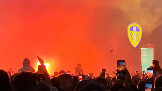 Fans outside the ground