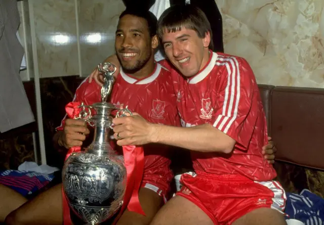 Peter Beardsley and John Barnes