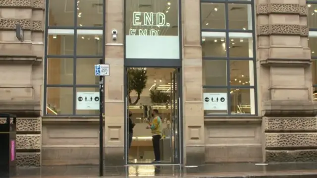 One of the premises named was END Clothing in Glasgow