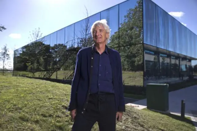 Sir James Dyson pictured outside Dyson HQ in Malmesbury, Wiltshire, in 2016