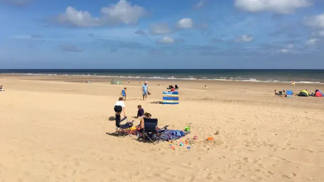 Beach in Lincolnshire