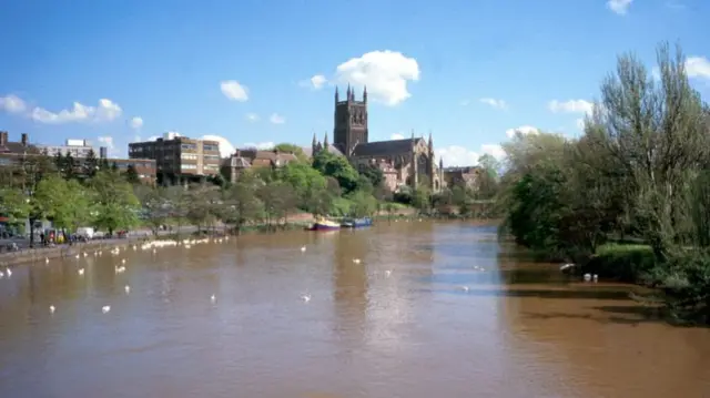 River Severn in Worcester