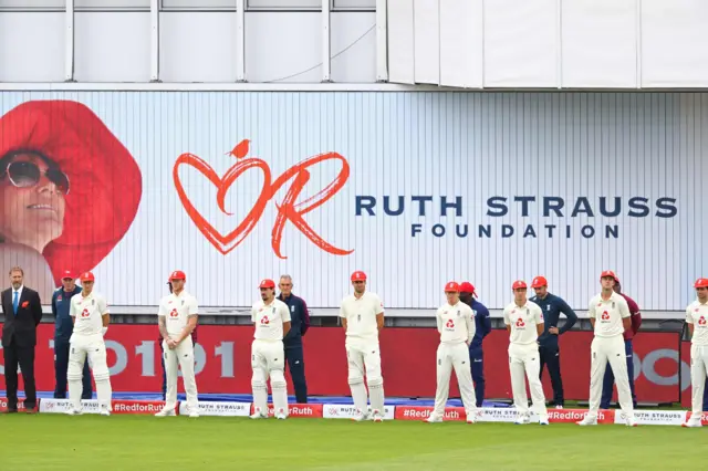 Ruth for Strauss Foundation day at the England West Indies Test