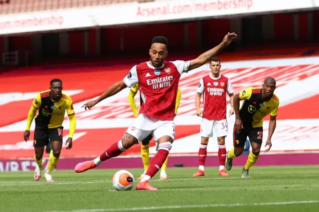 Arsenal's Pierre-Emerick Aubameyang