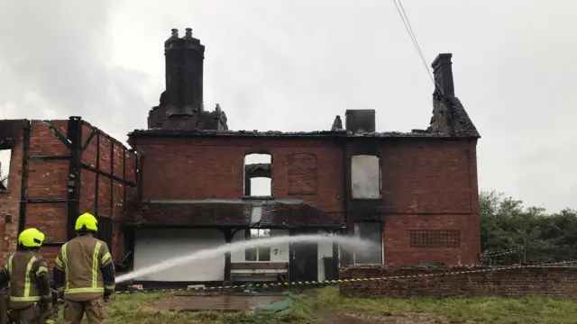 Building after fire