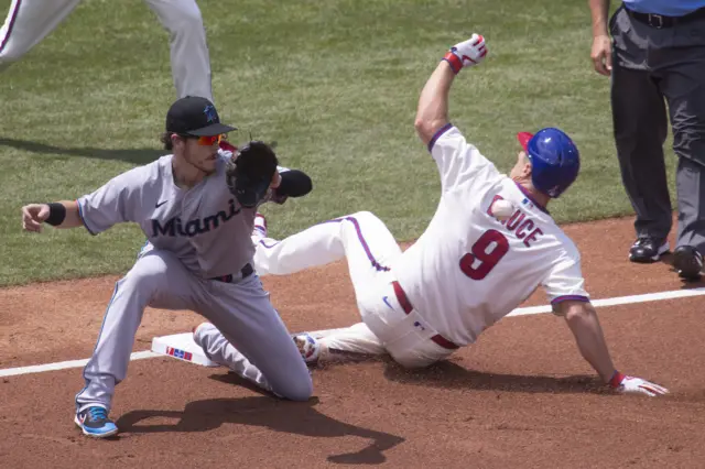 Image shows Marlins game on Friday