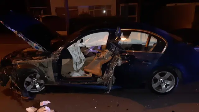 Car after crash