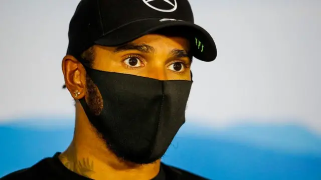 British Formula One driver Lewis Hamilton of Mercedes AMG GP