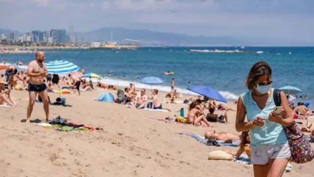 A Spanish beach