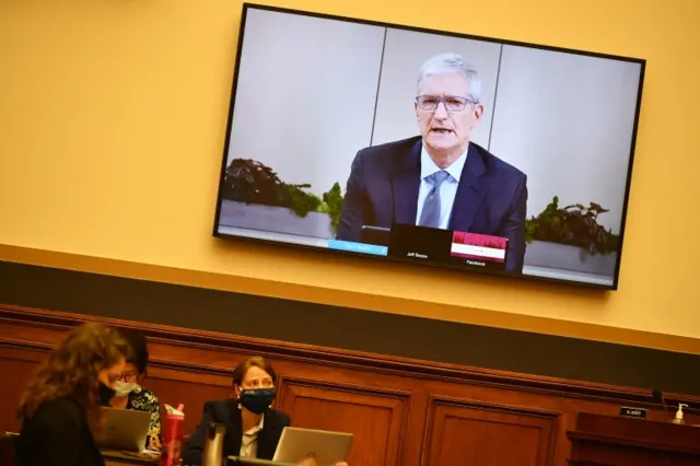 Tim Cook appears at Congress