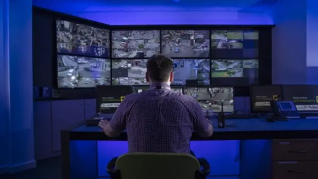 CCTV control room