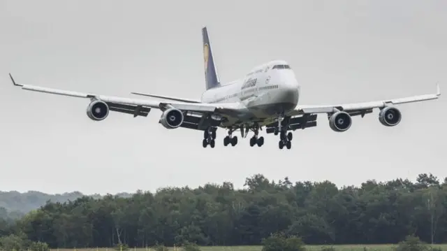 A Boeing 747