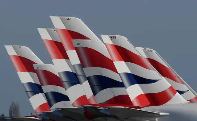 British Airways tailfins