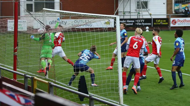 Wycombe goal