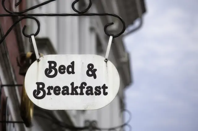 bed & brakfast sign