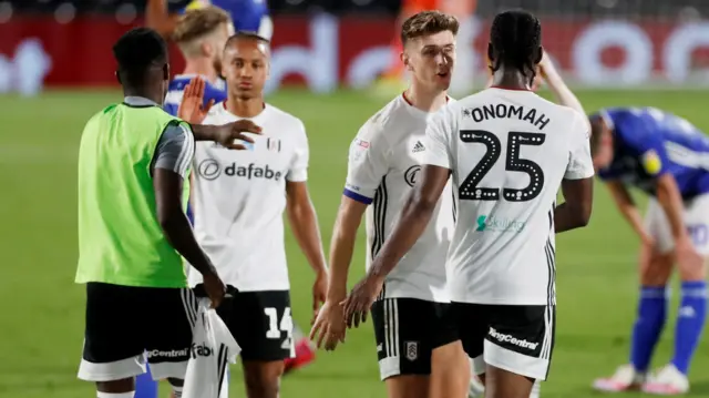 Fulham celebrate