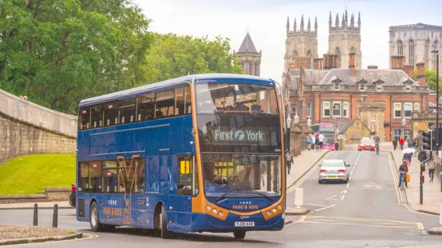 One of the new buses