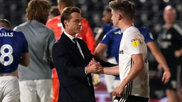 Tom Cairney and Scott Parker