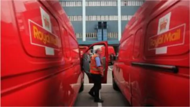 Royal Mail vans