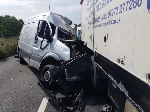 Lorry crash