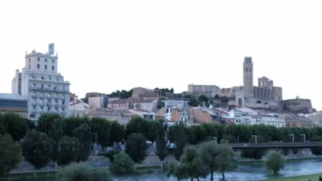 The city of Lleida. Photo: June 2020