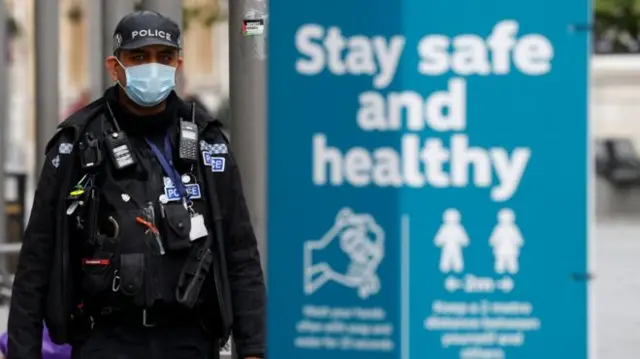 Police officer in Leicester