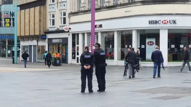 Police in Leicester