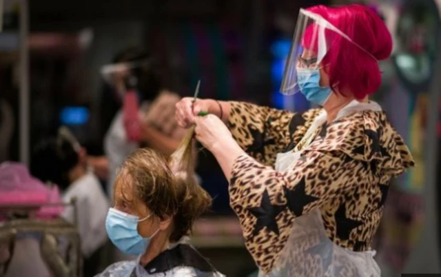 Sandra Jacobs at a salon in Camden, London