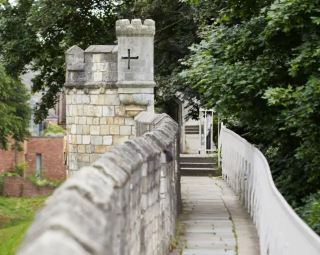 York's historic walls