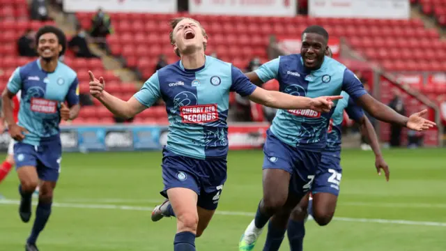 Wycombe Wanderers celebrate