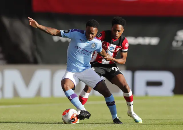 Raheem Sterling and Kyle Walker-Peters