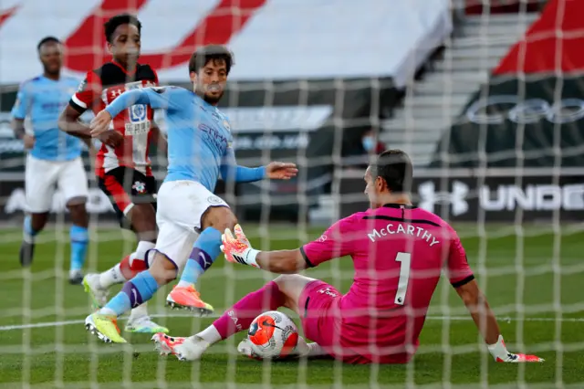 Alex McCarthy denies David Silva